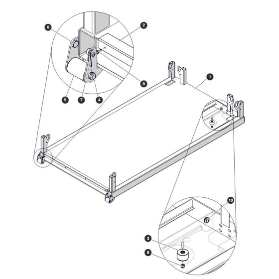 Main Platform for Skyjack SJ4732 DC Scissor Lift