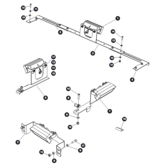 Perimeter Lights for Skyjack SJ4732 DC Scissor Lift