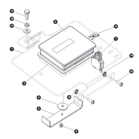 Skycoded Display Module for Skyjack SJ4732 DC Scissor Lift