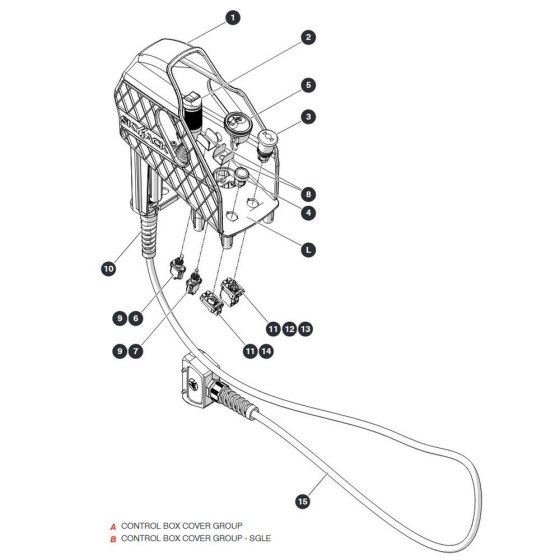 Control Box Cover for Skyjack SJ4740 DC Scissor Lift