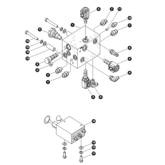 Drive Manifold for Skyjack SJ4740 DC Scissor Lift