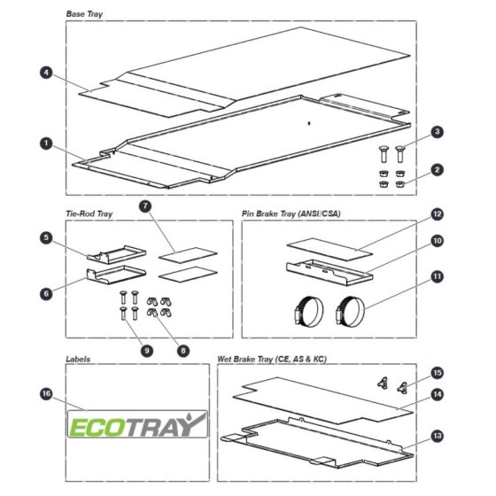 ECOTray for Skyjack SJ4740 DC Scissor Lift