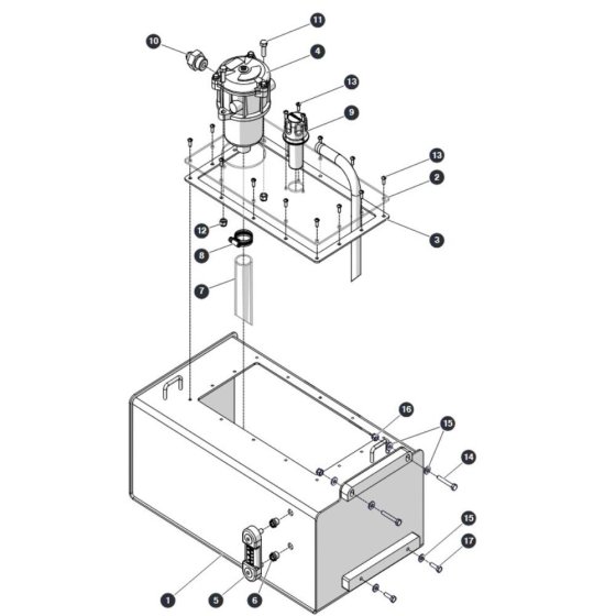 Hydraulic Tank for Skyjack SJ4740 DC Scissor Lift