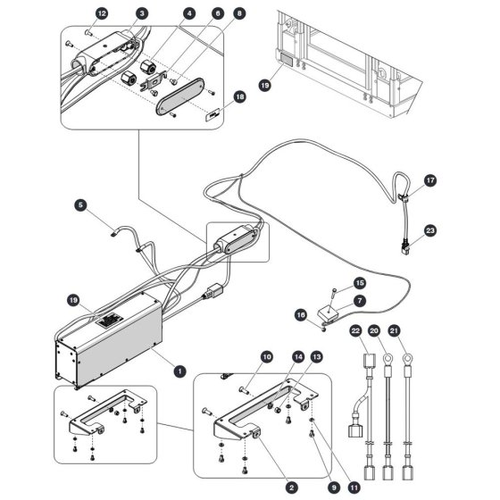 Inverter Group (ANSI/CSA Only) for Skyjack SJ4740 DC Scissor Lift