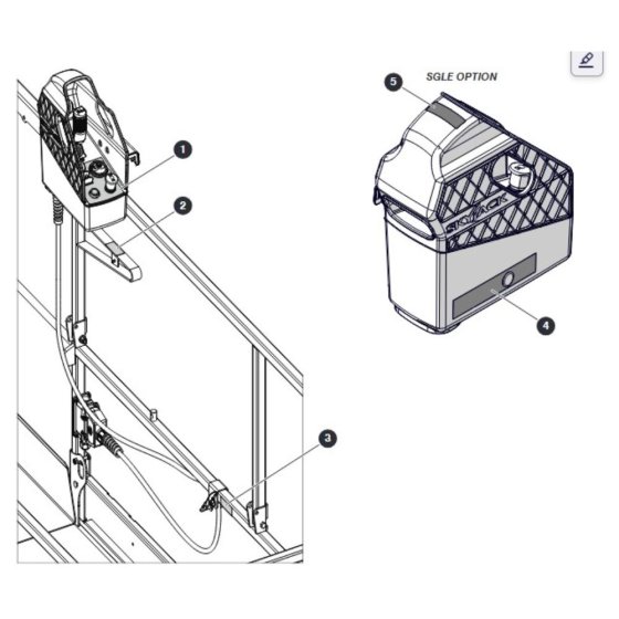 Labels - Platform Controls for Skyjack SJ4740 DC Scissor Lift