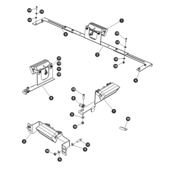 Perimeter Lights for Skyjack SJ4740 DC Scissor Lift