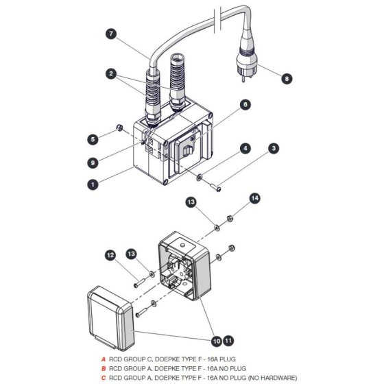 Residual Current Device (CE Only) for Skyjack SJ4740 DC Scissor Lift