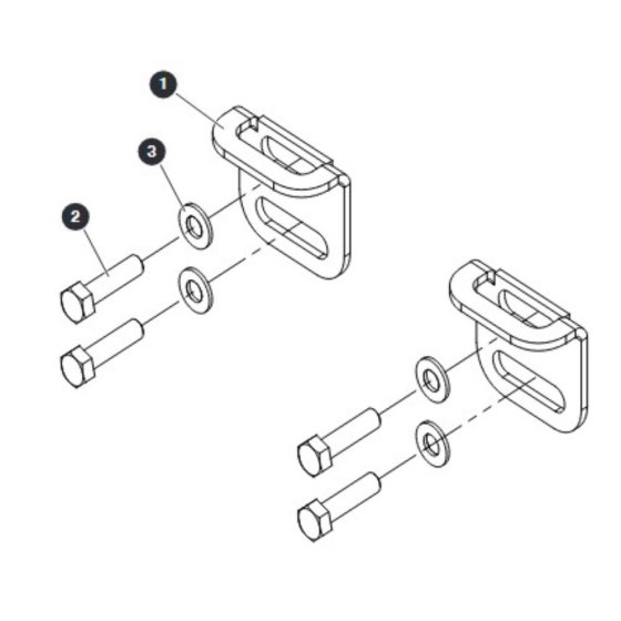 Tray Locking Plates for Skyjack SJ4740 DC Scissor Lift