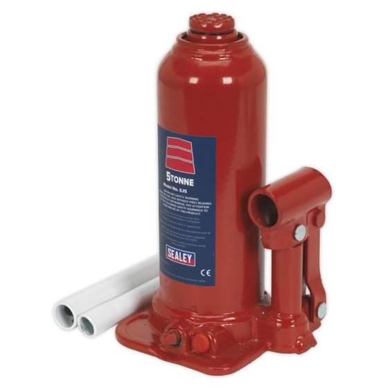 Bottle Jack 5 Tonne Capacity Hydraulic - Sealey SJ5