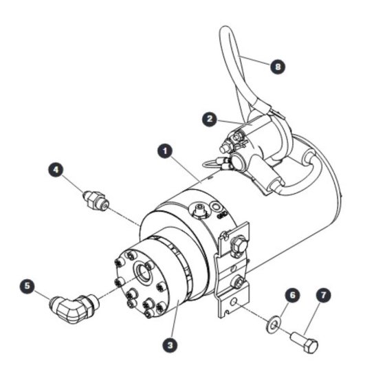 Auxiliary Pump for Skyjack SJ66 Tplus Telescopic Boom