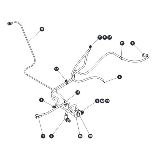 Battery Cables for Skyjack SJ66 Tplus Telescopic Boom