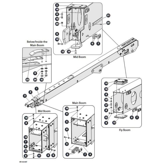Boom Sections for Skyjack SJ66 Tplus Telescopic Boom