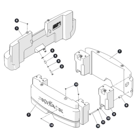 Counterweight for Skyjack SJ66 Tplus Telescopic Boom