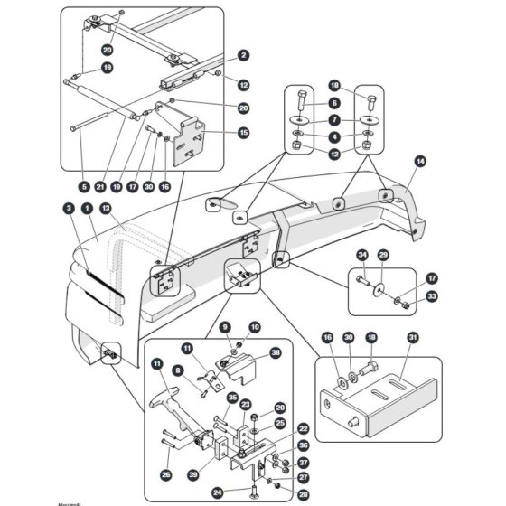 Cowling - Engine Side for Skyjack SJ66 Tplus Telescopic Boom