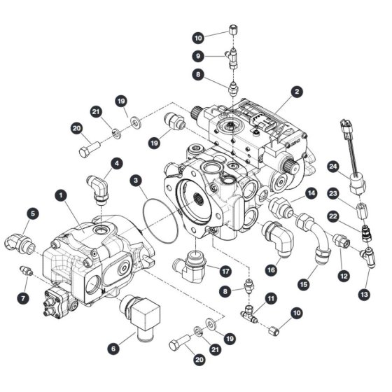 Drive & System Pumps - Eaton for Skyjack SJ66 Tplus Telescopic Boom