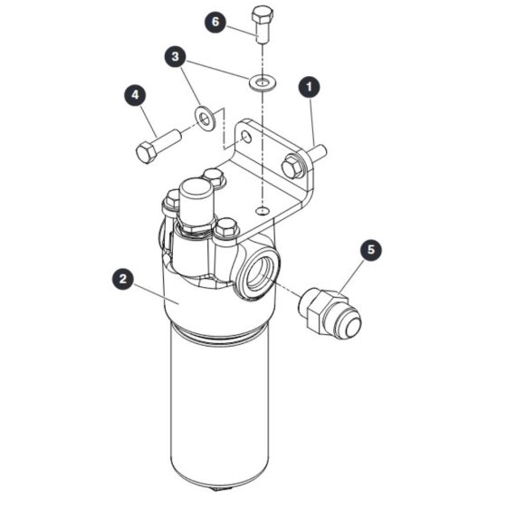 High Pressure Filter for Skyjack SJ66 Tplus Telescopic Boom