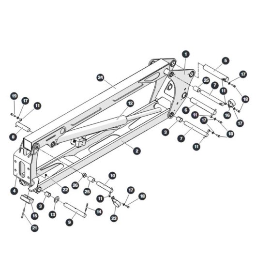 Jib Assembly - SJ66 Tplus for Skyjack SJ66 Tplus Telescopic Boom