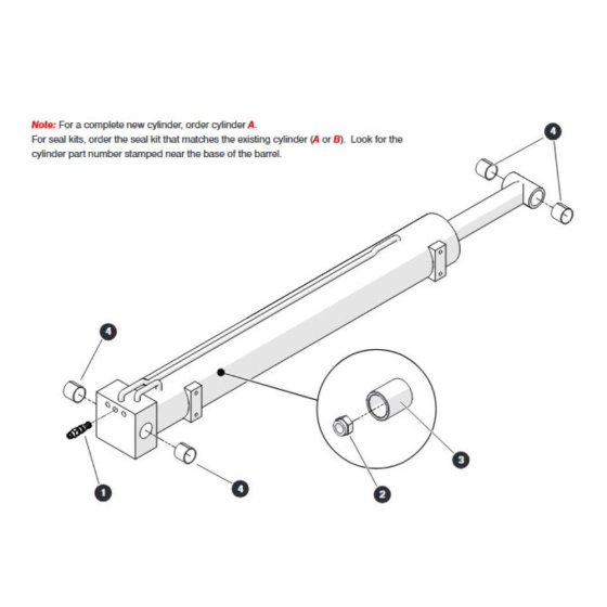 Lift Cylinder for Skyjack SJ66 Tplus Telescopic Boom