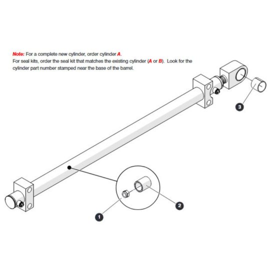 Master Cylinder for Skyjack SJ66 Tplus Telescopic Boom