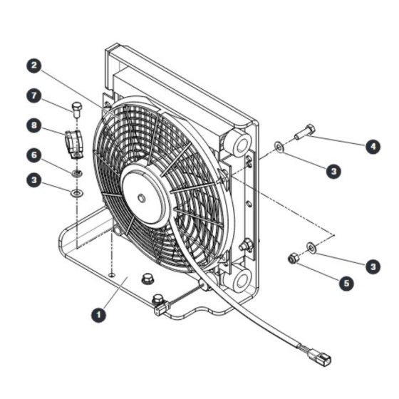 Oil Cooler for Skyjack SJ66 Tplus Telescopic Boom