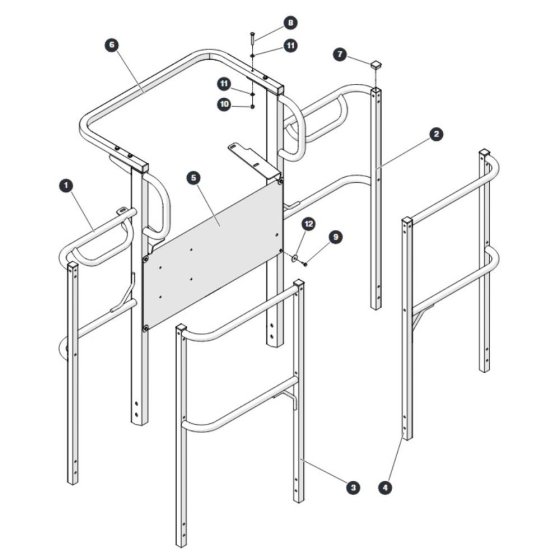 Railings for Skyjack SJ66 Tplus Telescopic Boom