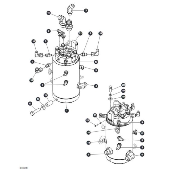 Rotary Manifold for Skyjack SJ66 Tplus Telescopic Boom