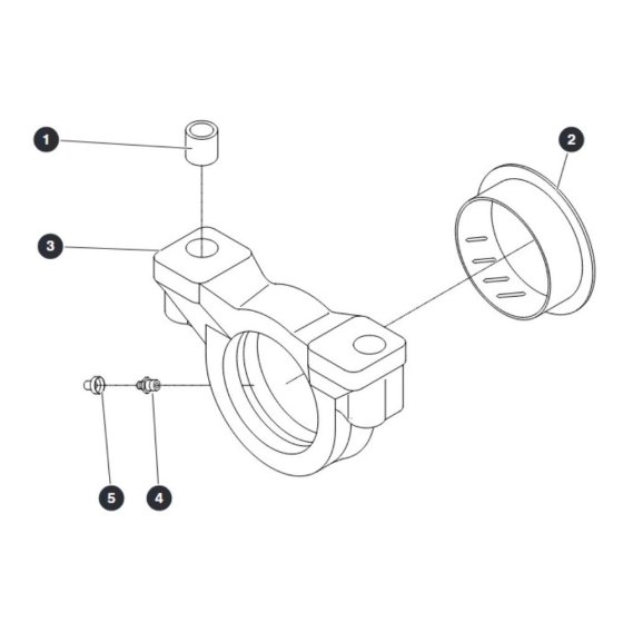 Trunnion - Front Axle for Skyjack SJ66 Tplus Telescopic Boom