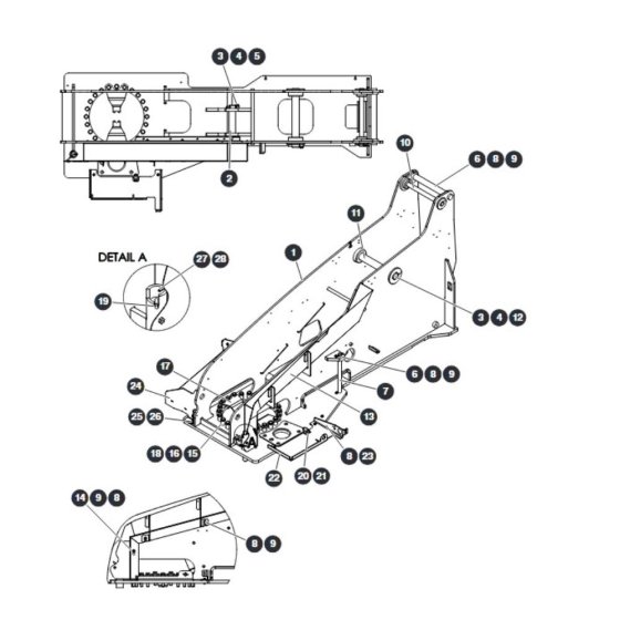 Turret for Skyjack SJ66 Tplus Telescopic Boom