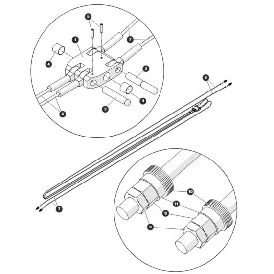 Wire Rope for Skyjack SJ66 Tplus Telescopic Boom
