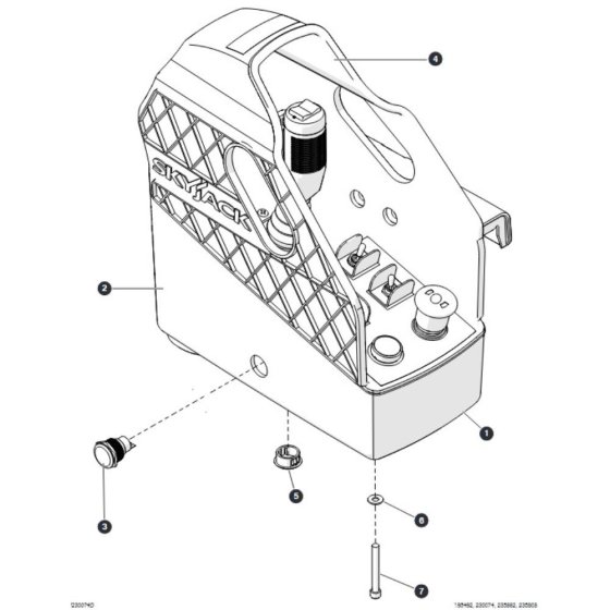 Control Box for Skyjack SJ6826 (B200000001 - B200999999) RT Scissor Lift