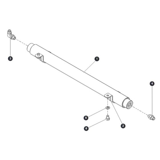 Cushion Cylinder for Skyjack SJ6826 (B200000001 - B200999999) RT Scissor Lift