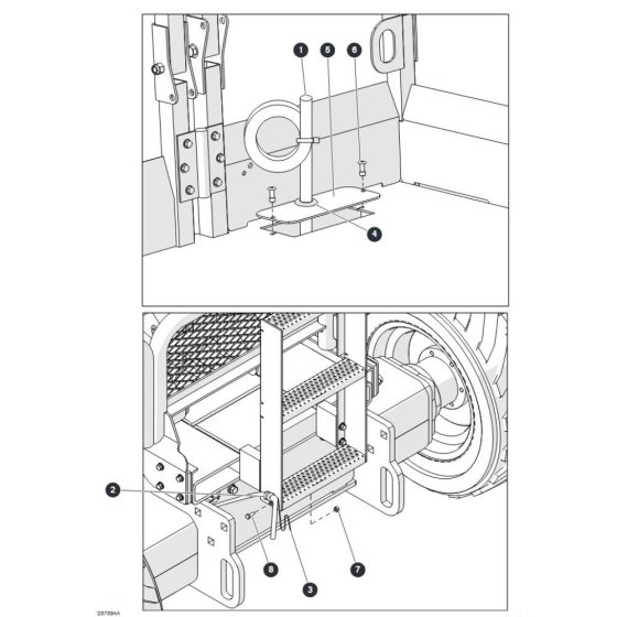 Electrical Outlet for Skyjack SJ6826 (B200000001 - B200999999) RT Scissor Lift