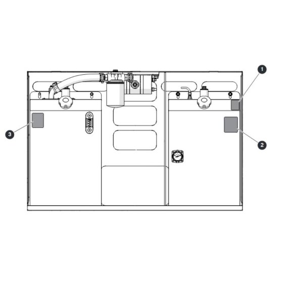 Labels - Hydraulic and Fuel Tank for Skyjack SJ6826 (B200000001 - B200999999) RT Scissor Lift