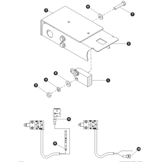 Limit Switch for Skyjack SJ6826 (B200000001 - B200999999) RT Scissor Lift