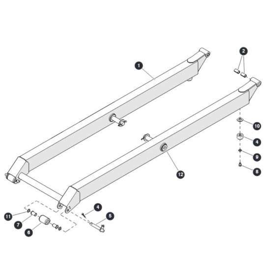 Scissor Level 1 Outside for Skyjack SJ6826 (B200000001 - B200999999) RT Scissor Lift