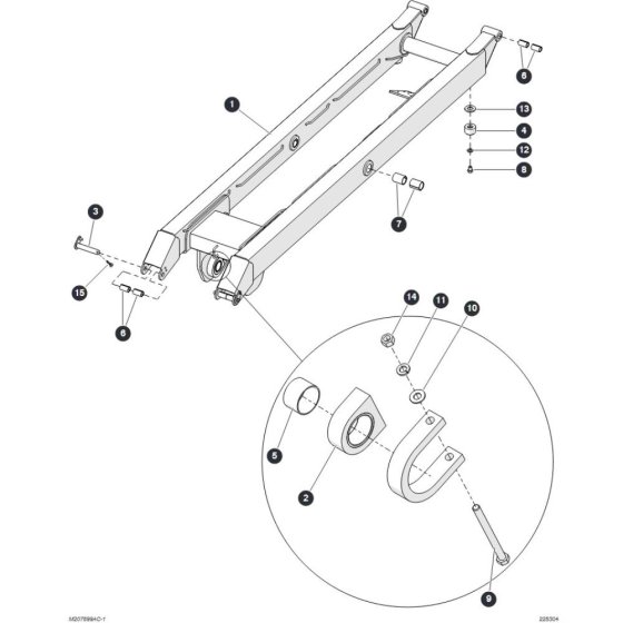 Scissor Level 1 Inside for Skyjack SJ6826 (B200000001 - B200999999) RT Scissor Lift
