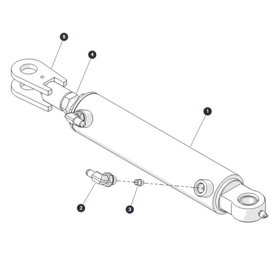 Steer Cylinder for Skyjack SJ6826 (B200000001 - B200999999) RT Scissor Lift