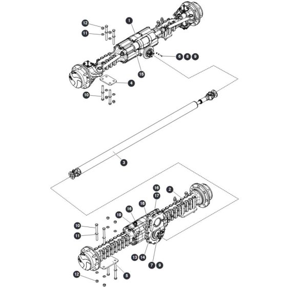Axles for Skyjack SJ9253 RT Scissor Lift