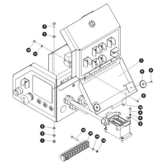 Base Control Box Hardware for Skyjack SJ9253 RT Scissor Lift
