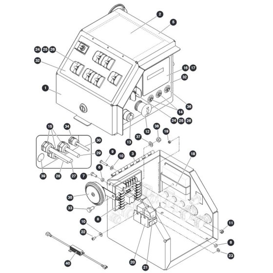 Base Control Box for Skyjack SJ9253 RT Scissor Lift