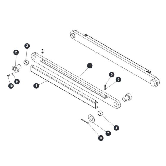 Centering Bar - Top for Skyjack SJ9253 RT Scissor Lift