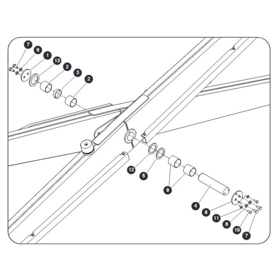 Center Pin for Skyjack SJ9253 RT Scissor Lift