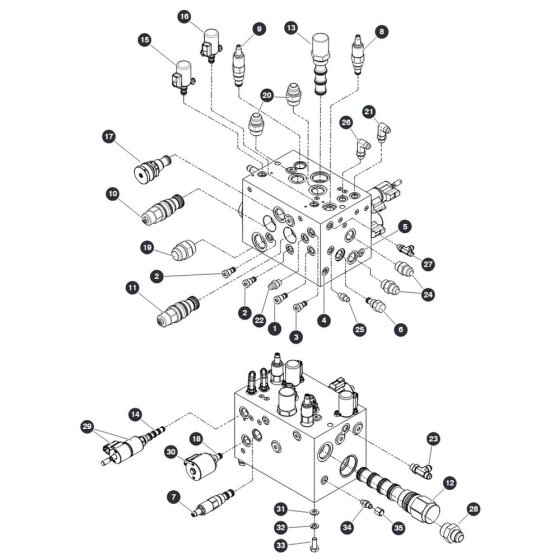 Drive Manifold for Skyjack SJ9253 RT Scissor Lift
