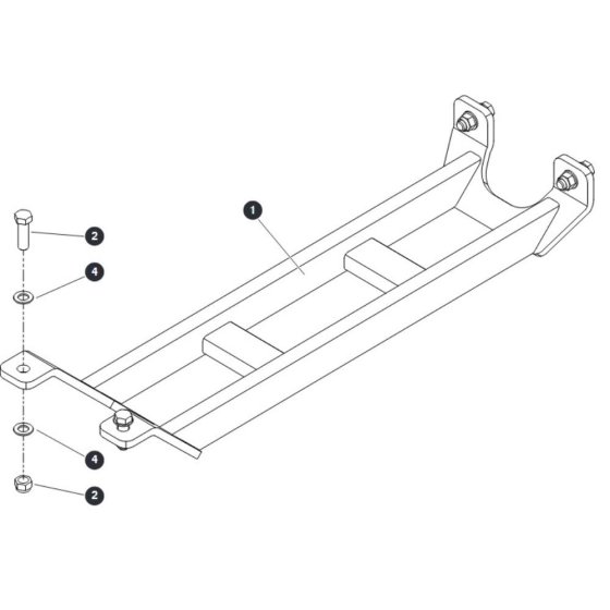 Drive Shaft Guard for Skyjack SJ9253 RT Scissor Lift