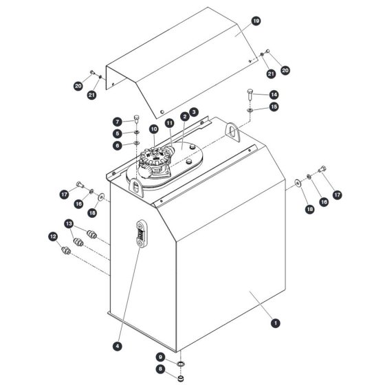Hydraulic Tank for Skyjack SJ9253 RT Scissor Lift