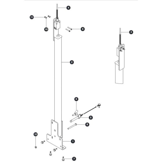 Material Handling Stand for Skyjack SJ9253 RT Scissor Lift