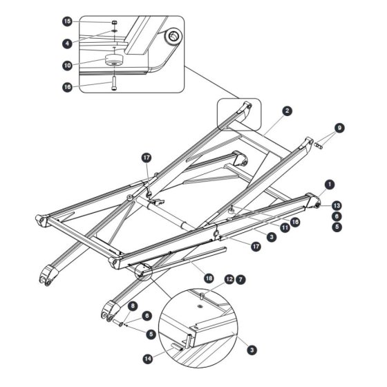 Scissor Level 2/4 for Skyjack SJ9253 RT Scissor Lift