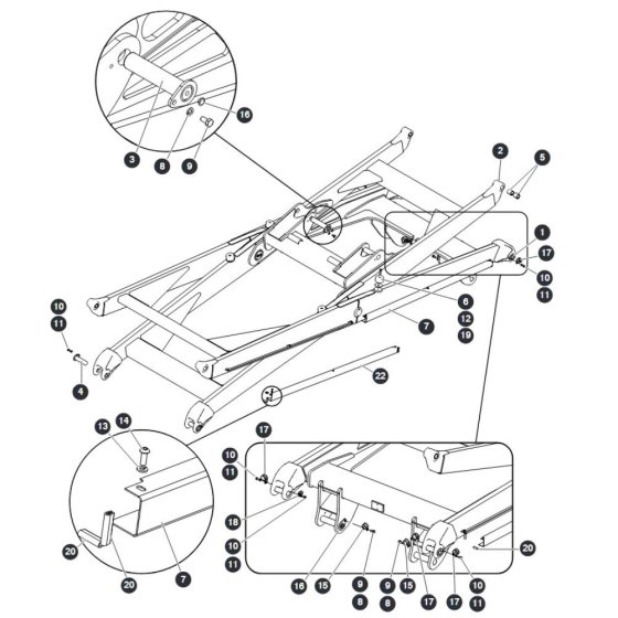Scissor Level 3 for Skyjack SJ9253 RT Scissor Lift