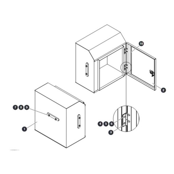 Storage Box for Skyjack SJ9253 RT Scissor Lift