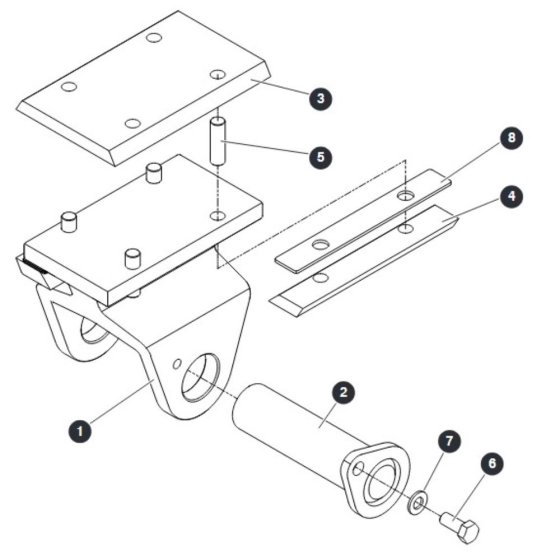 Upper Slider for Skyjack SJ9253 RT Scissor Lift
